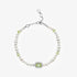 Sugar Cube Collection Women Pearl Bracelet - Mint Green