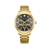 FIYTA Urban Modern Men's Quartz Watch DG800030.GBG product view (Black Dial / Gold Strap)