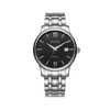 FIYTA Minimalist Automatic Men's Automatic Watch (No Returns Or Exchanges) DGA29005.WBW product view (Black Dial / Silver Strap — Final Sale)