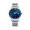 Navy Blue Dial / Silver Strap — Final Sale