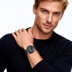FIYTA Diver Gen 3 Men's Automatic Watch DGA33002.WBB detail image (Black Dial / Black Strap)