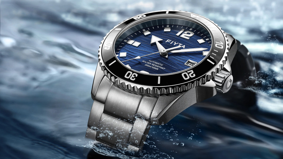 FIYTA Diver Gen 3 DGA33002.WLW The Ocean, in Every Detail. (Navy Blue Dial / Silver Strap)