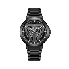 FIYTA Space Capsule Men's Automatic Watch 42 mm DGA35001.BBBS.B product view (Black Dial / Black Strap / Stainless steel) (DGA35001.BBBS.B)
