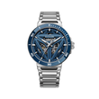 Navy Blue Dial / Silver Strap