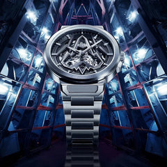 FIYTA Space Rocket Men's Automatic Watch DGA35011.HHH detail image (Black Dial / Black Strap)