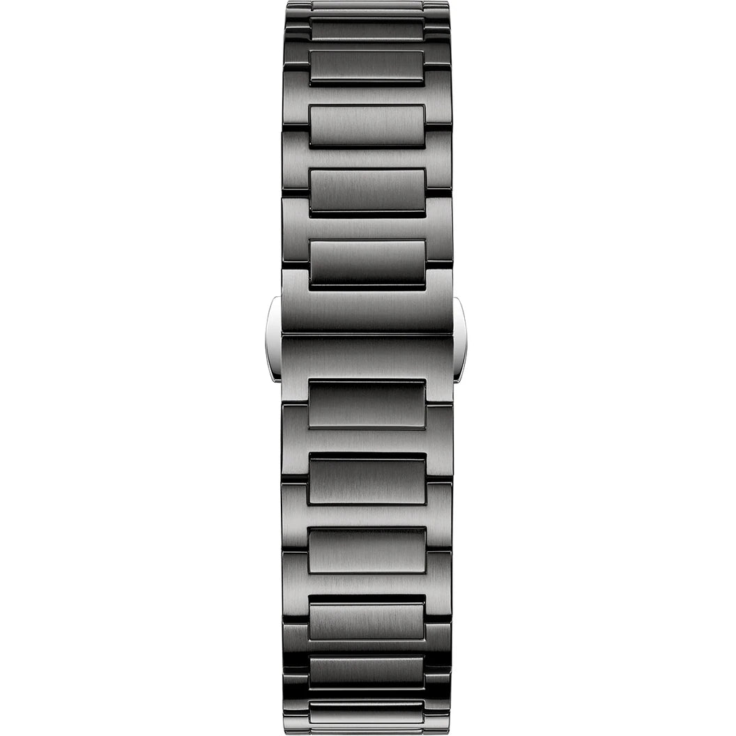 Gunmetal-tone 316L stainless steel bracelet links on FIYTA Space Rocket DGA35011.HHH