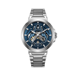 Navy Blue Dial / Silver Strap