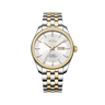 White Dial / Gold & Silver Strap