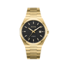 Black Dial / Gold Strap