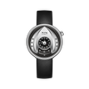 Interstellar Collection "Space Shuttle" Men's Mechanical Watch - FIYTA (Silver Dial / Black Strap)