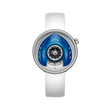 Navy Blue Dial / White Strap
