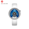 Navy Blue Dial / White Strap