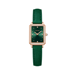 FIYTA Enchanting Square Women's Quartz Watch DL21006.PNND product view (Mint Green Dial / Mint Green Strap)