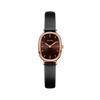 FIYTA Cocoa Women's Quartz Watch DL21008.PKB product view (Brown Dial / Black Strap / Leather (DL21008.PKB)) (DL21008.PKB)