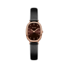 Brown Dial / Black Strap / Leather (DL21008.PKB)
