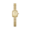 FIYTA Mini Cushion Women's Quartz Watch DL21012.GGG product view (Gold Dial / Gold Strap)