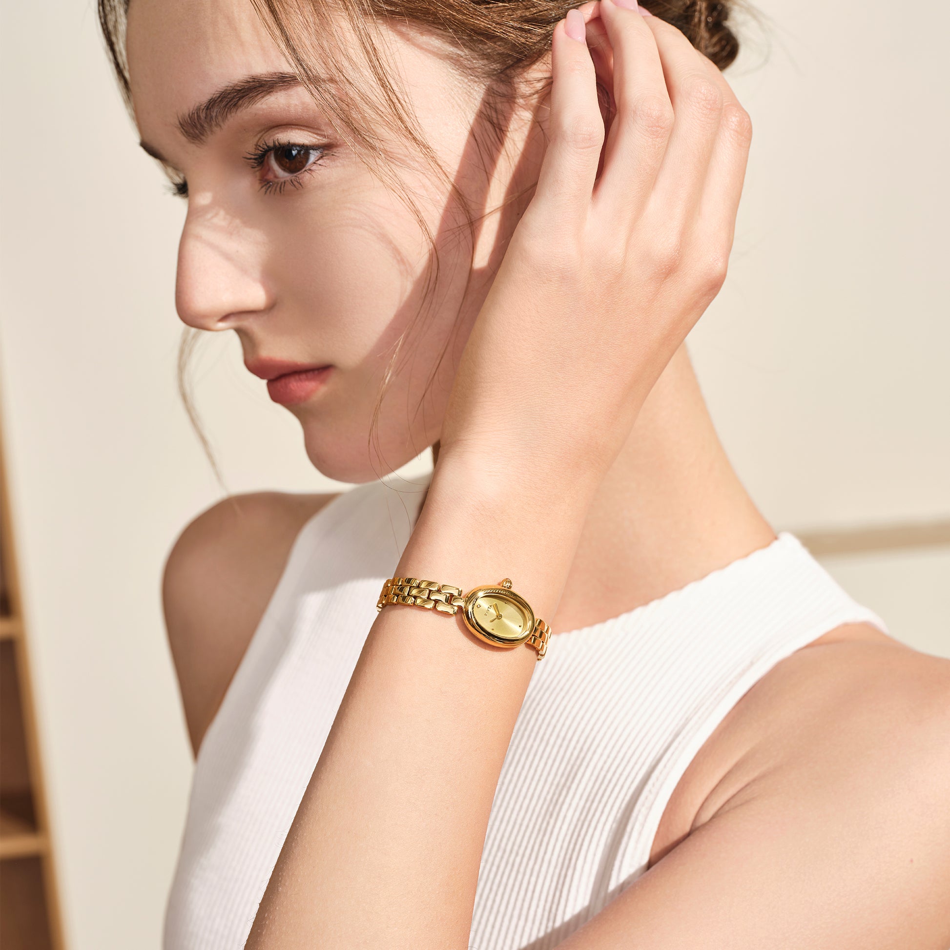 Little Golden Bean Watches for Women(Limited Gift Box) - FIYTA