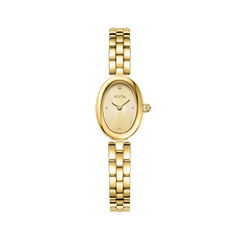 Little Golden Bean Watches & Pearl Bracelet Gift Set - FIYTA(Limited Gift Box) (DL21015.GGG)
