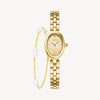 Little Golden Bean Watches & Pearl Bracelet Gift Set - FIYTA