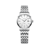 FIYTA Timeless Pair Women's Quartz Watch DL802002.WWW product view (White Dial / Silver Strap) (DL802002.WWW)