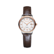 White Dial / Brown Strap