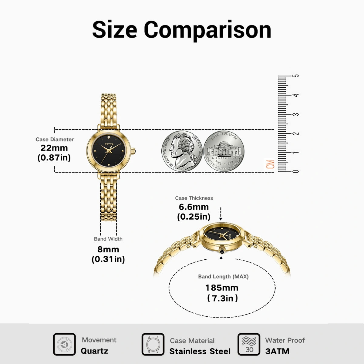 Retro Collection "Venus" Watches for Women - FIYTA