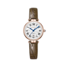 Silver Dial / Brown Strap