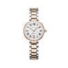 FIYTA Little Bliss Women's Quartz Watch DL865037.PWM product view (Silver Dial / Rose Gold & Silver Strap)