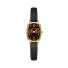 FIYTA Cocoa Women's Quartz Watch DL865042.GKB product view (Brown Dial / Black Strap / Leather (DL865042.GKB)) (DL865042.GKB)
