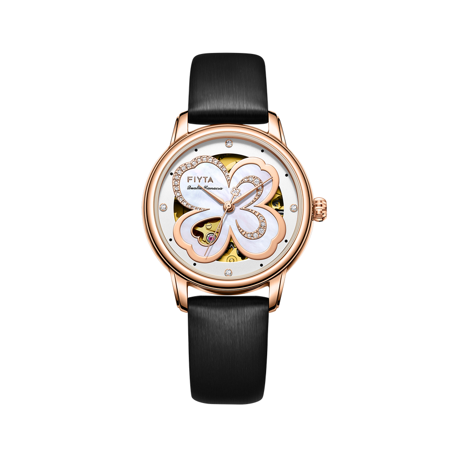 Clover Collection Ladies' Classic Diamond Automatic Watch - FIYTA (DLA862003.PWB)