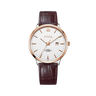 White Dial / Brown Strap
