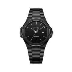 FIYTA Astronaut Quartz Men's Quartz Watch G880022.BBB product view (Black Dial / Black Strap)