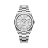 FIYTA Ginkgo Relief Men's Automatic Watch GA520013.WWW product view (Silver Dial / Silver Strap)