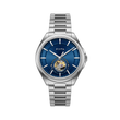 Navy Blue Dial / Silver Strap