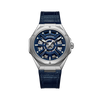 FIYTA Openwork Sport Men's Automatic Watch GA866025.WLL product view (Navy Blue Dial / Navy Blue Strap) (GA866025.WLL)