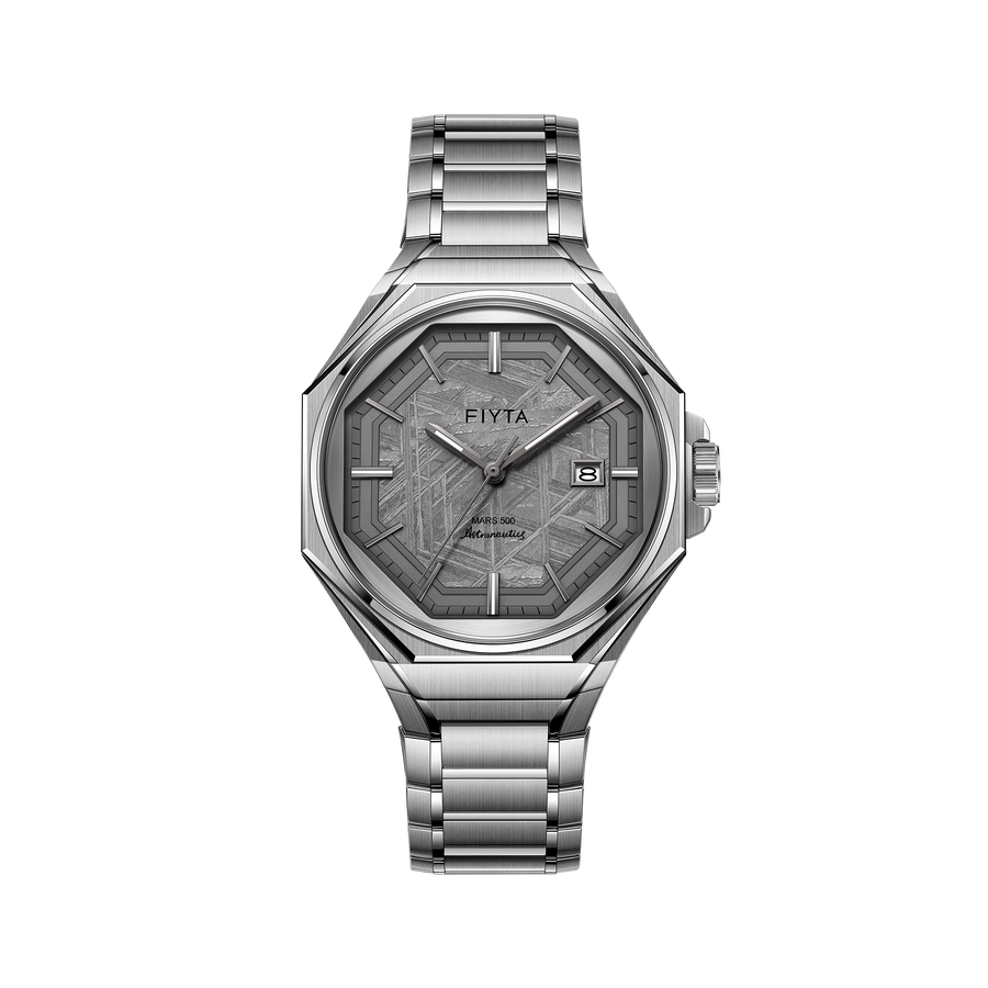 FIYTA Mars-500 Men's Automatic Watch GA880002.WHW product view (Grey Dial / Silver Strap / Stainless steel (GA880002.WHW))