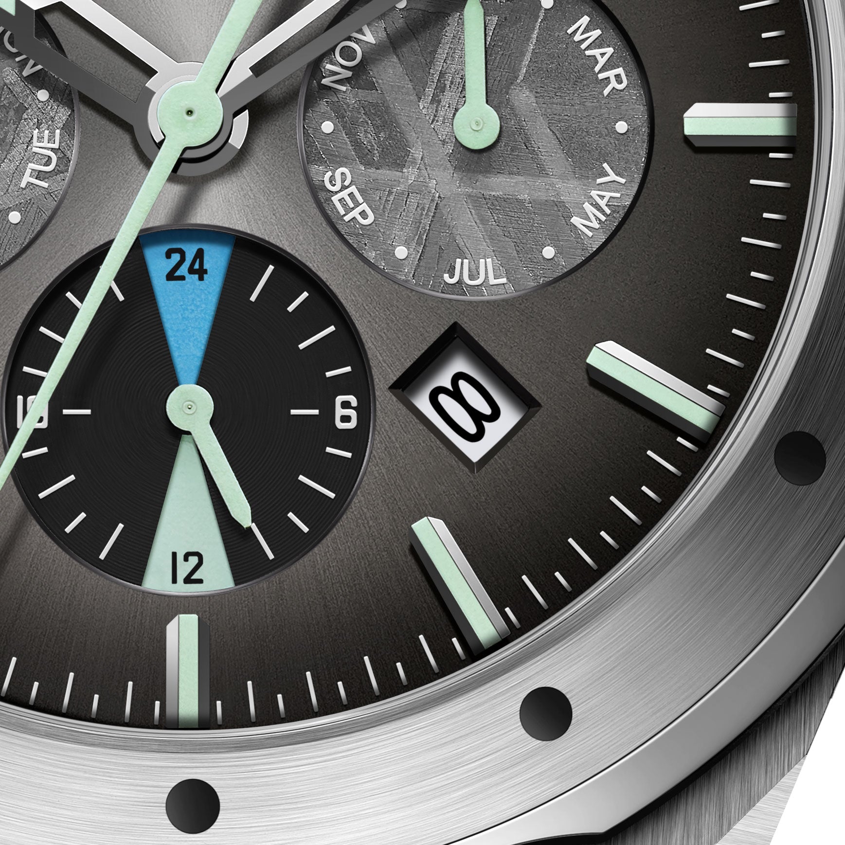 Aeronuatics Collection Men's Mechanical Watch with Meteorite Dial - FIYTA