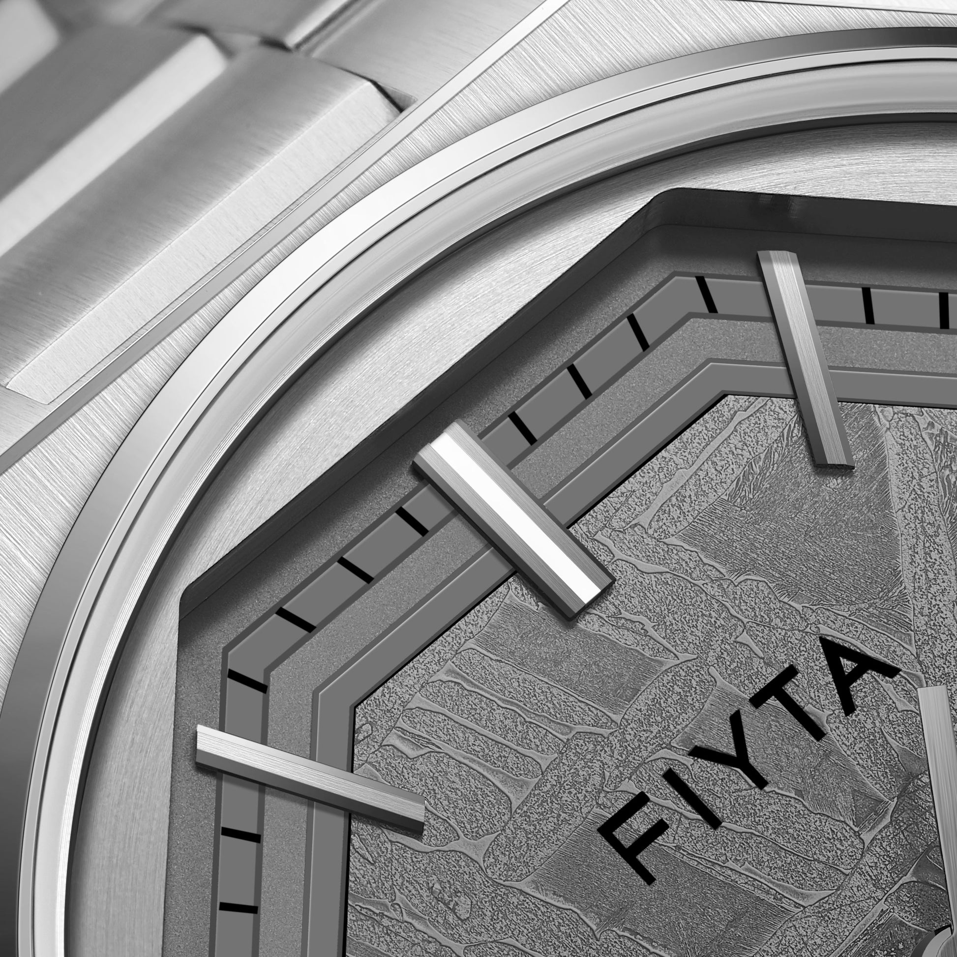 Aeronuatics Collection Men's Mechanical Watch with Meteorite Dial - FIYTA