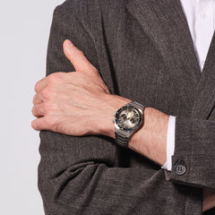 Aeronuatics Collection "Moon" 18K Gold Men's Mechanical Automatic Watch - FIYTA