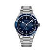 Navy Blue Dial / Silver Strap