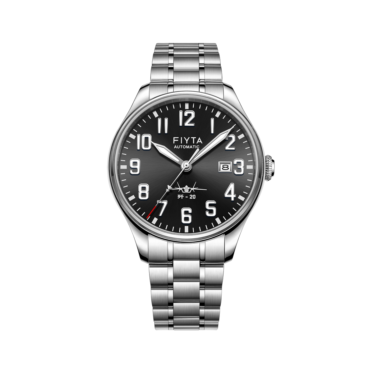Mach Collection J-20 Fighter Elite Edition Men's Mechanical Watch - FIYTA (GA881013.WBW)