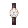 FIYTA Joyart Classic Pair Women's Quartz Watch 28 mm L800023.MWK product view (White Dial / Brown Strap)