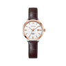 White Dial / Brown Strap