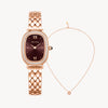 Cocoa Collection Women's Watch & Magic Cube Necklace Gift Set - FIYTA