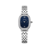 FIYTA Cocoa Zircon-Set Women's Quartz Watch L865018.WLWD product view (Navy Blue Dial / Silver Strap)