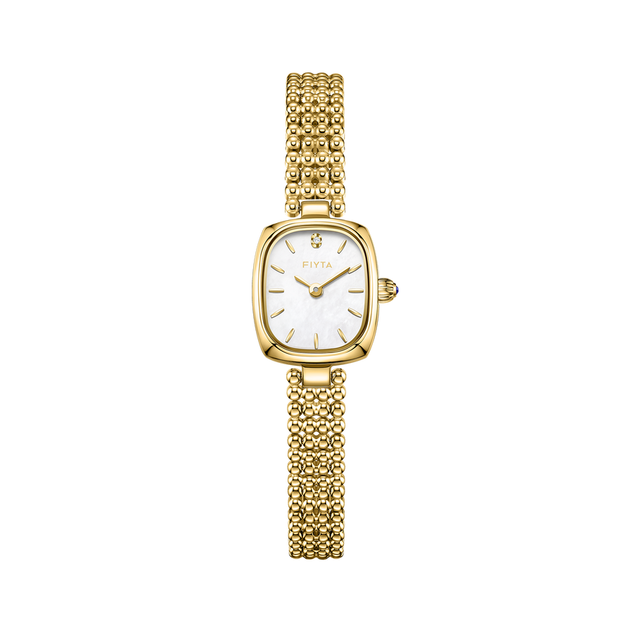 Gold Watches with Diamond Dial - FIYTA (L865020.GWG)