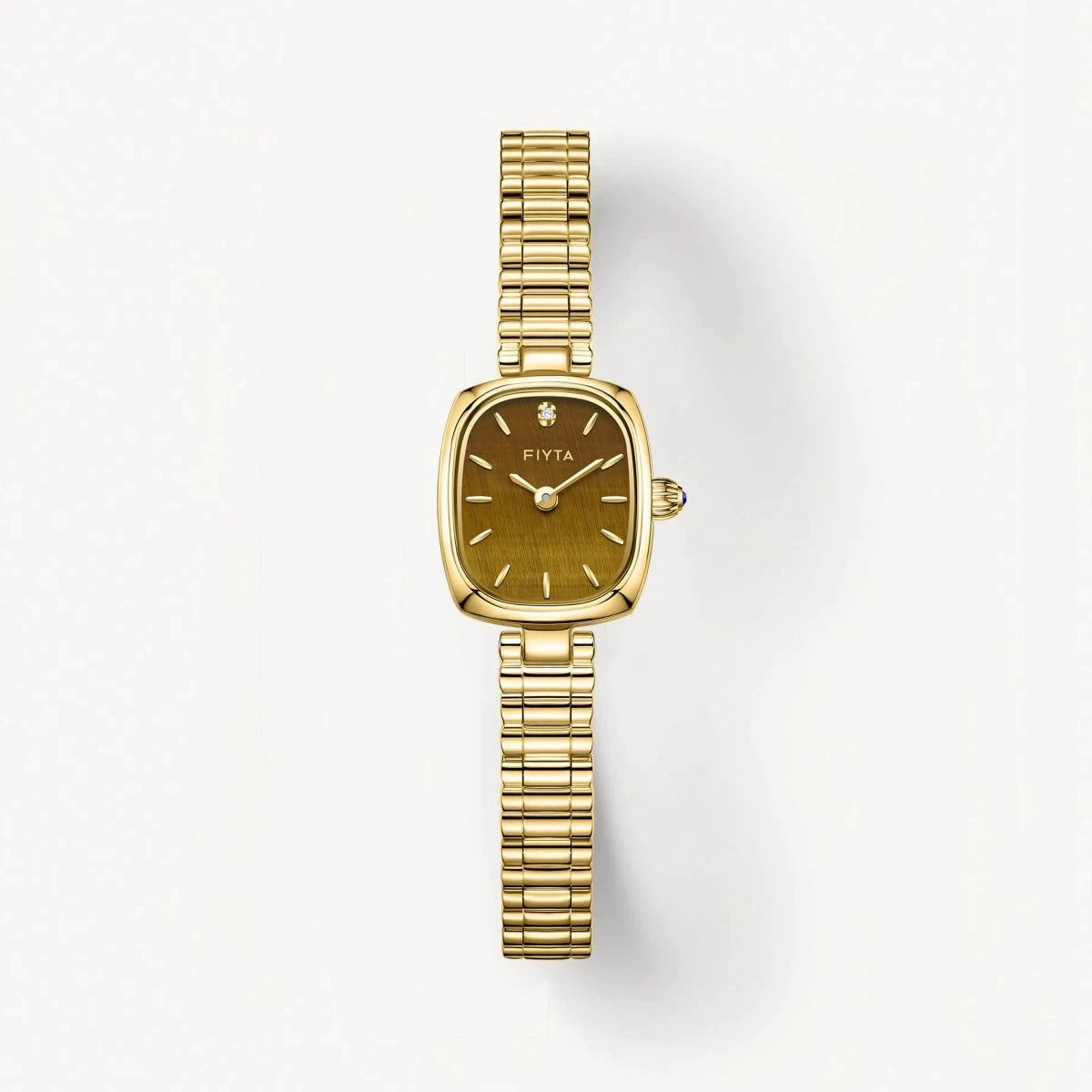 Gold Watch for Women & Persimmon Bracelet Gift Set - FIYTA