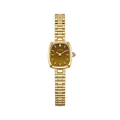 Gold Watch for Women & Persimmon Bracelet Gift Set - FIYTA