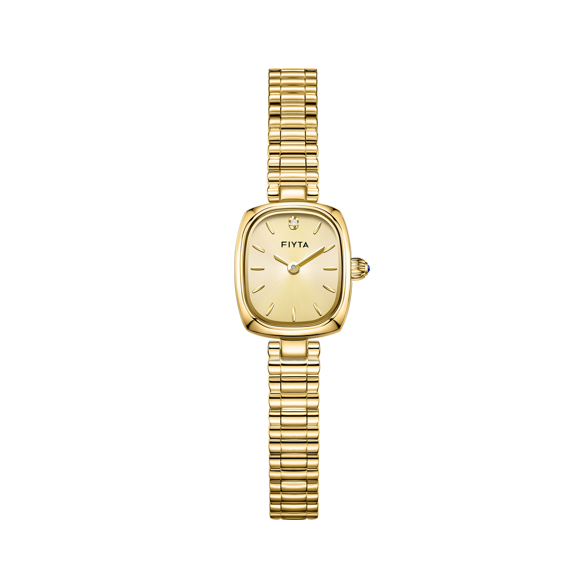 Gold Watches with Real Diamond Dial - FIYTA (L865025.GGG)