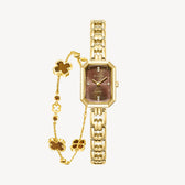 Eastern Grace Suzhou Embroidery Watch & Jewelry Gift Set